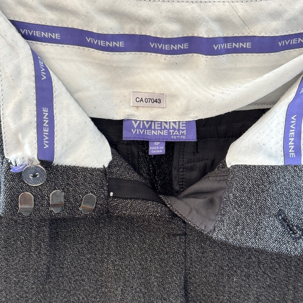 Vivienne Tam Gray Bootcut Dress Pants
Size 4P (Petite) - Picture 2 of 9